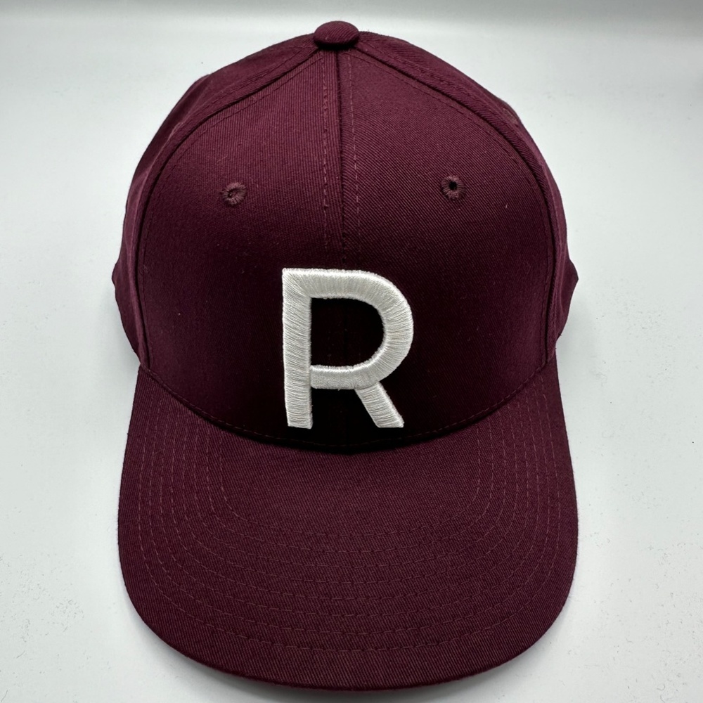 New Radmor Golf R Logo Bordo Adjustable Baseball Hat Cap One Size